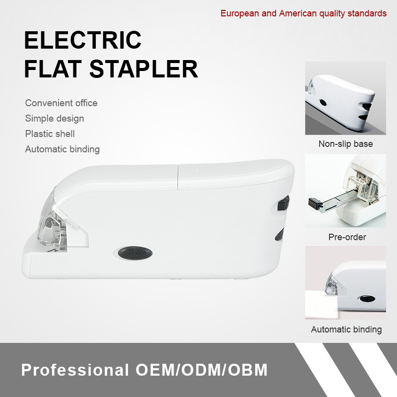 Enjoybong Electric Stapler Automatic Stapler Battery Operated Stapler Paper Stapler