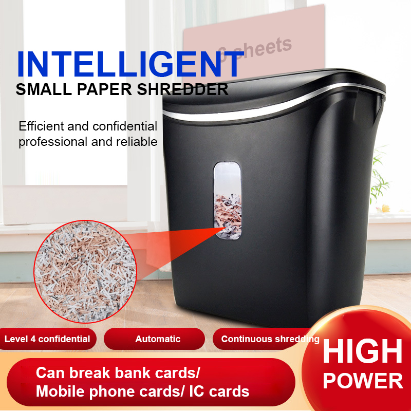 Enjoybong-12L Electric Paper Shredder Industrial Paper Shredder Top Quality Nanocut Office Card,paper Cross-cut