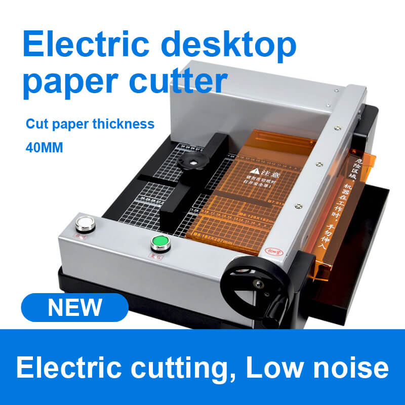 Electric Desktop Stack Paper Cutter Trimmer