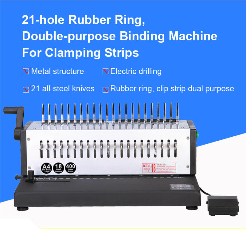 Enjoybong-Desktop Electric Comb Binding Paper Punch Machine