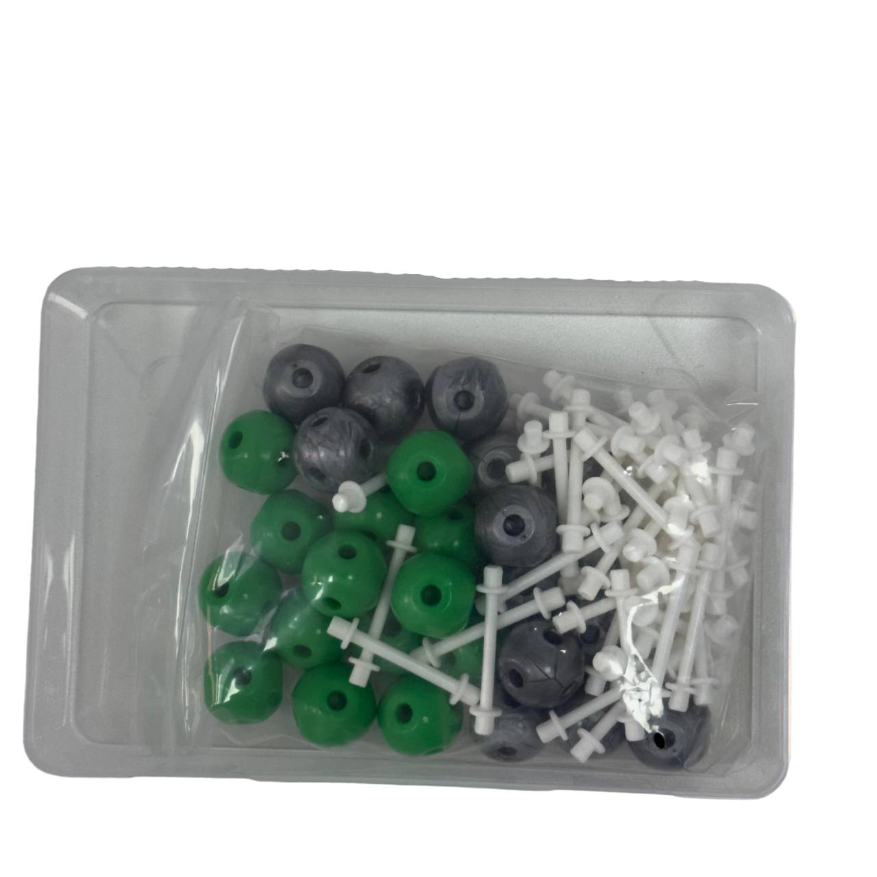 Set of scale models of molecules