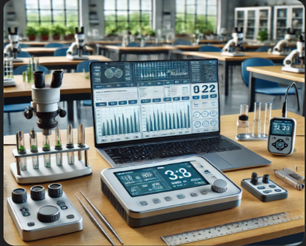 Mobile Science Laboratory with Multi-Sensor Data Logger for Biological Experiments in Biology and Natural Science Courses with BGG-7 Software